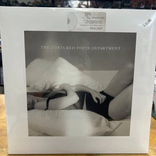 TAYLOR SWIFT  *2 x LP  ' TTPD Ghosted White - The Manuscript ' 2024 NEW & SEALED