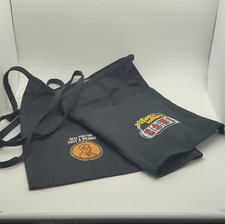 Port Authority Bib Apron Black Embroidered One Size Teflon Fabric Protector