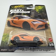 Hot Wheels Toyota GR Supra 2021 Vehicle. Fast & Furious Series. Mattel JBM00 New