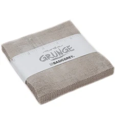 Grunge 5" Square Pack in Gris by Moda