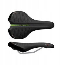 Sella Fluffy Green - Comoda, resistente PU/Vinile, guide in acciaio