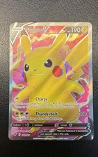 Pikachu V (Full Art) 170/185 Swsh04: Vivid Voltage Holo on eBay
