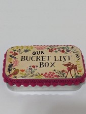 Natural Life Our Bucket List Box with Pen  Pa...