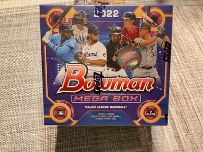 2022 Bowman MLB Baseball Trading Cards Mega Box Factory Sealed New
