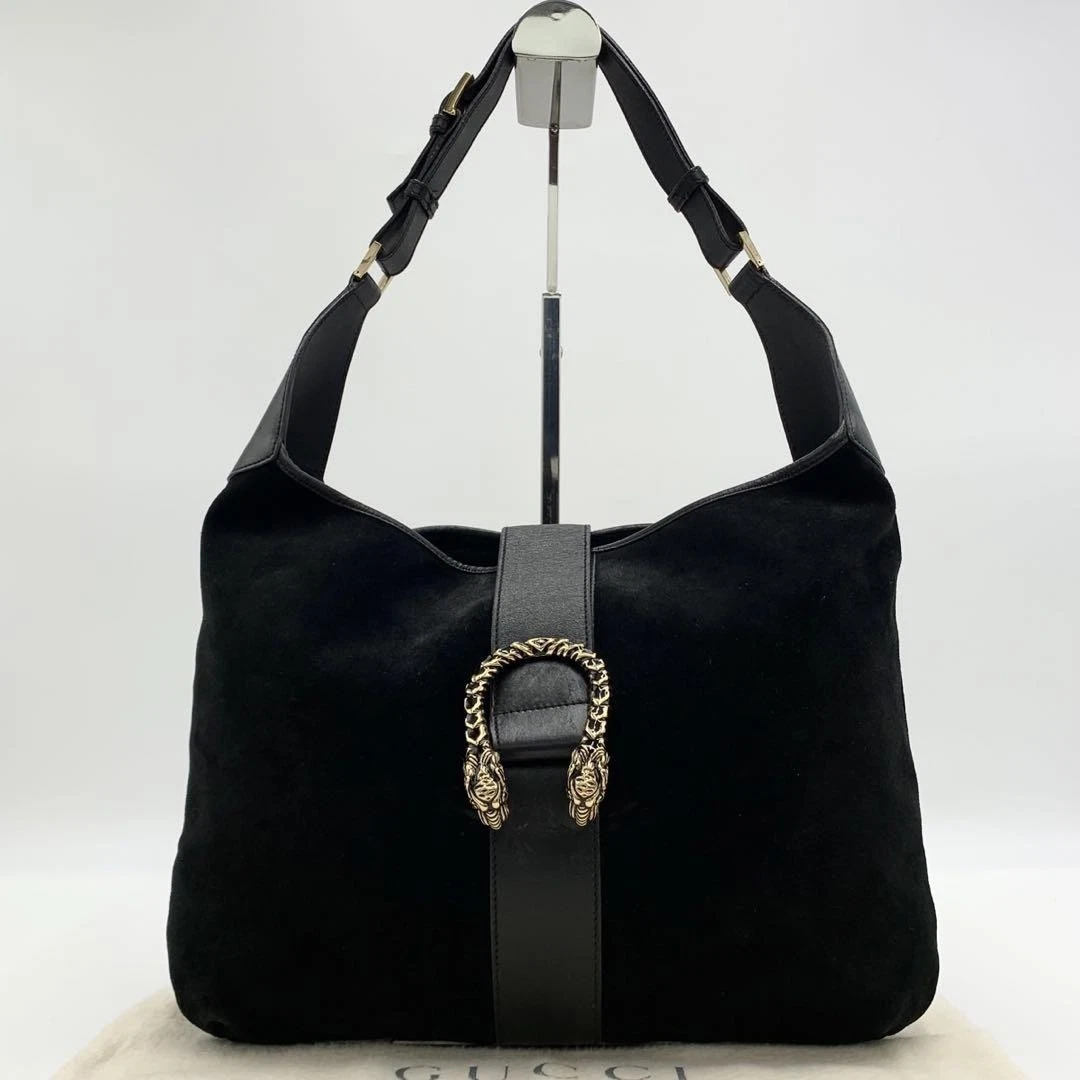 Top GUCCI Dionysus sac à bandoulière hobo noir noir #PG7J44