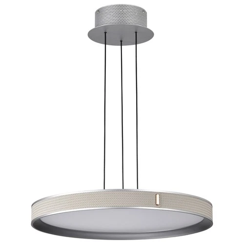 Nuvo Lighting 62/3001 Bandon 20"W Pendant - Gray / Off-White - Picture 6 of 12