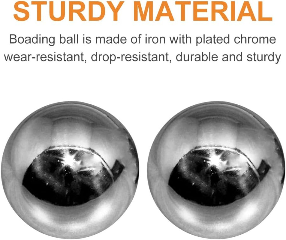 2Pcs Baoding Balls Chinese Health Exercise Stress Balls with Box Meditation Mass