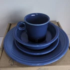 Fiestaware Lapis Blue 4-Piece Place Setting Bowl Mug Dinner Plate Salad Plate
