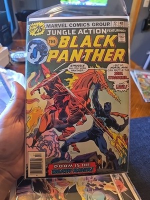 Jungle Action #22 w/ The Black Panther - 1976 Marvel - 1st app of Soul Strangler