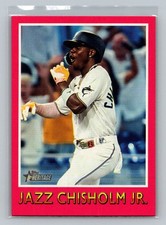 2024 Topps Heritage #75BS-13 Jazz Chisholm Jr. 1975 Baseball Sensations