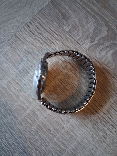 1960s vintage Bucherer mens stainless steel 21 jewels. Works well! - Picture 3 of 6