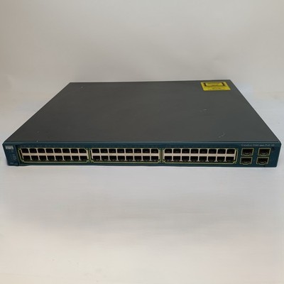 Cisco Catalyst 3560 Series 48-Port PoE Switch WS-C3560-48PS-S Managed Redes