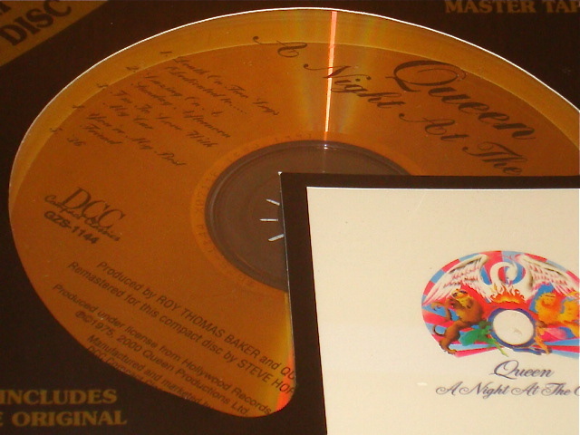 洋楽 Queen/A Night At The Opera/24K GOLD DISK Queen A Night At The Opera Gold Disc 24K Plated LP 12