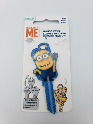 Lot of 2 Keys!! Disney Minions Double Sided Blank Key Hillman 94475 #66