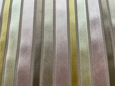 Tessuto velluto taglio righe oro rosa beige tenda materiale tappezzeria cieco