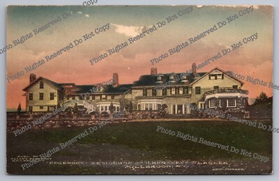 Antique Postcard Edgewood Residence of H. Harkness Flagler Millbrook New York