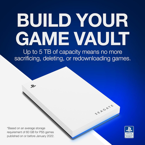 Seagate Game Drive for PS4/PS5, 2 TB, External HDD, USB 3.0, Officially Licen... - Picture 5 of 12