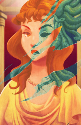 Haunted Mansion Portrait Medusa Young Woman Disney WDW Poster NON GLOSSY v2