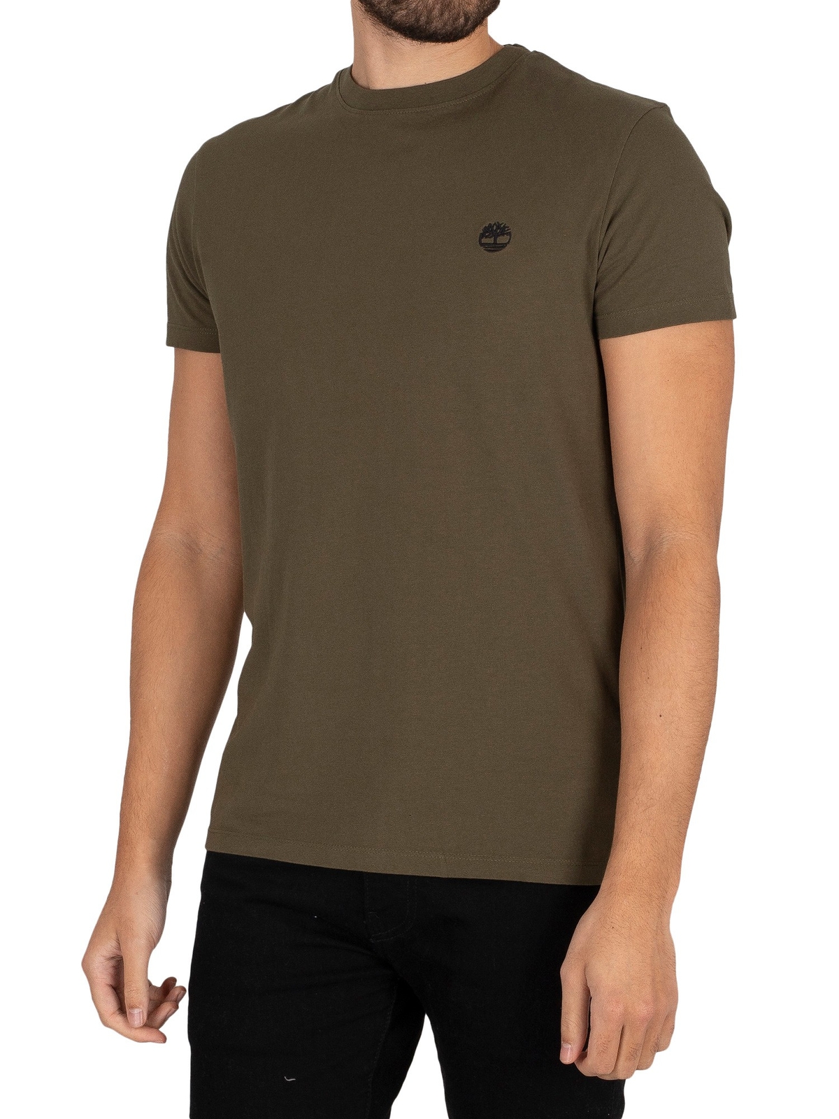 Тонкая футболка Timberland Herren Dun River Crew, грюн