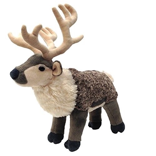 REINDEER SOFT TEDDY BEAR TOY WILD REPUBLIC CUDDLEKINS 12"" PLUSH CUDDLY DEER KIDS