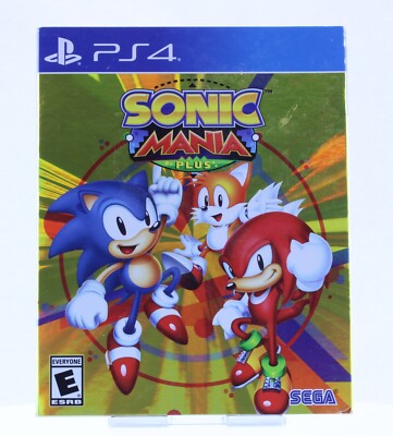 Sonic Mania Plus With Sleeve, Reversible Cover and Art Book PS4