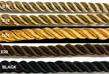 3/8" Twist Cord Rope Trimming - 8 Continuous Yards - MADE IN USA!