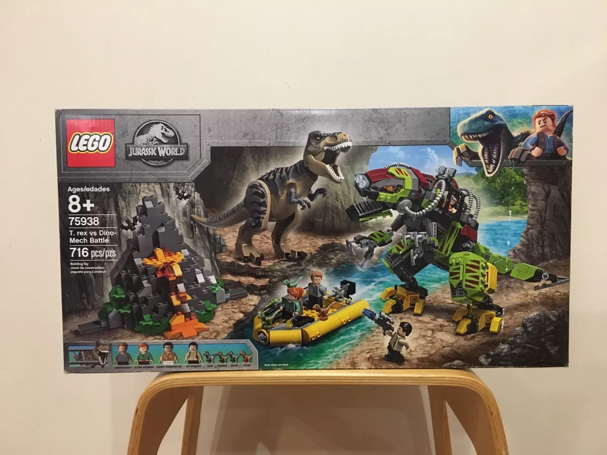 Lego Dinosaur Tyrannosaur Rex From 75938 Jurassic World T.Rex v Dino-Mech  Battle