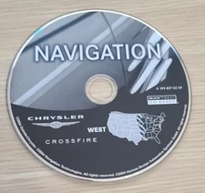 CHRYSLER CROSSFIRE GPS MAP NAVIGATION DVD DISC CD OEM PART A1938270259 WEST
