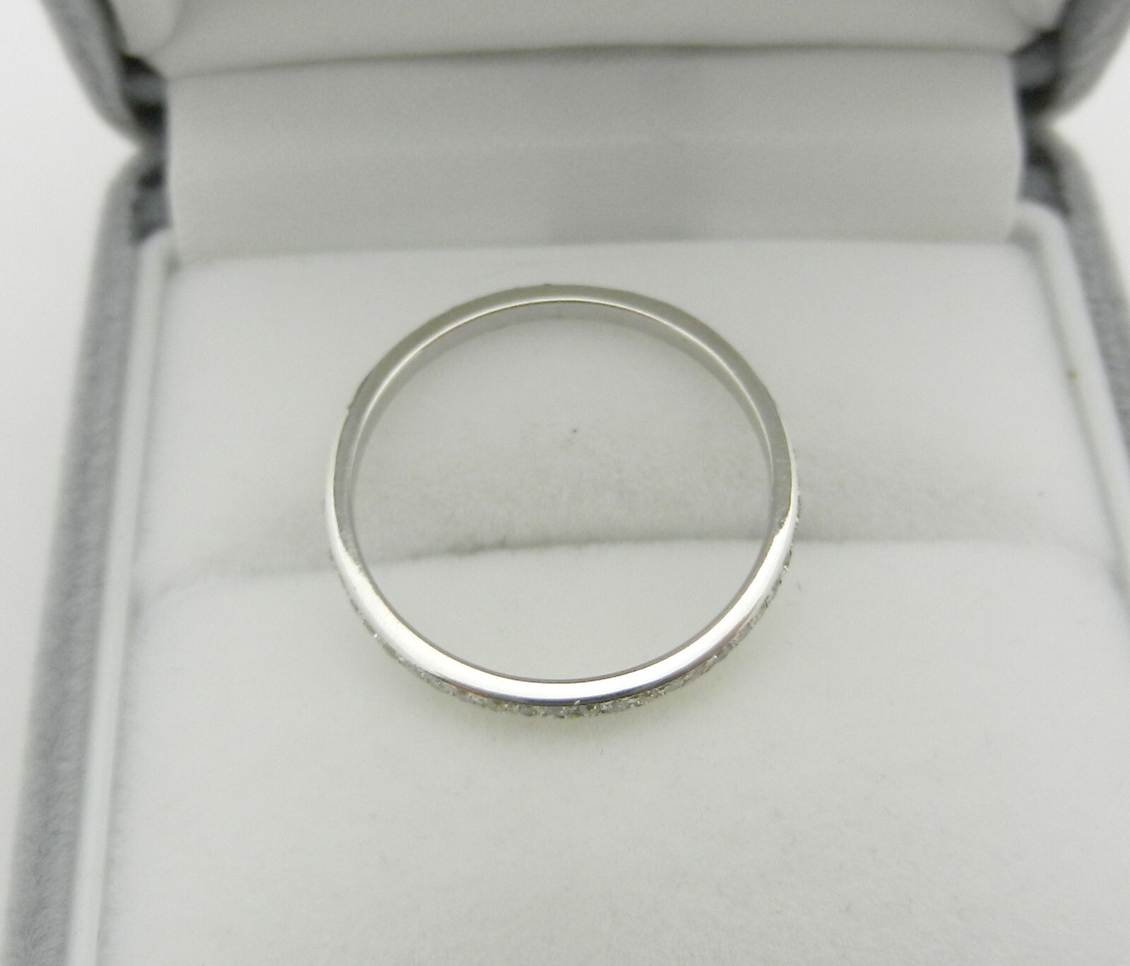 Petite Dainty Full Eternity Stackable Diamond Ban… - image 5