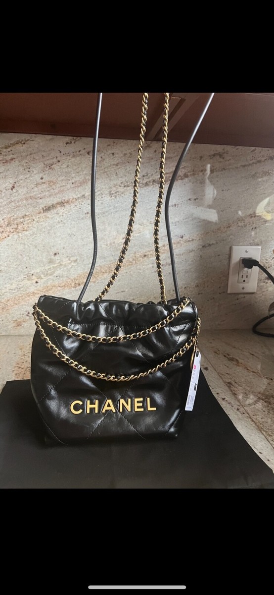 完売必須【CHANEL】２WAY CHANEL22 シャネル２２ ミニ New Chanel 22 mini handbag black | eBay