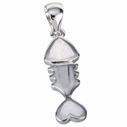 Opal Blanco hueso Collares y colgantes De moda