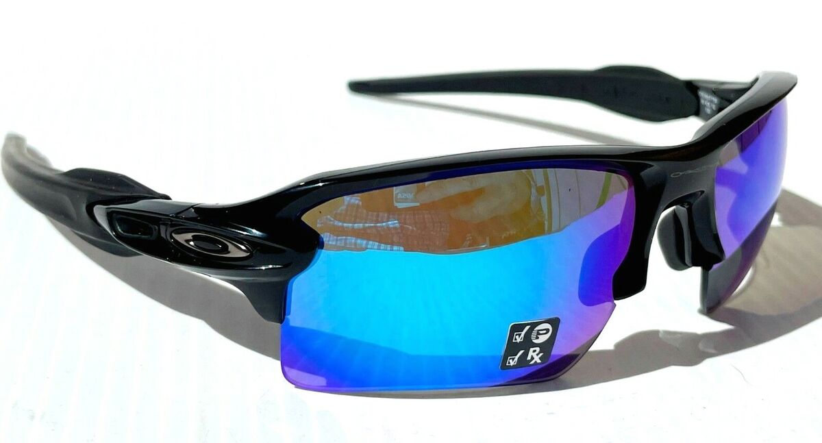 NEW Oakley Flak 2.0 XL Black POLARIZED PRIZM Sapphire Blue NEW Oakley Flak 2.0 XL Black POLARIZED PRIZM Sapphire Blue