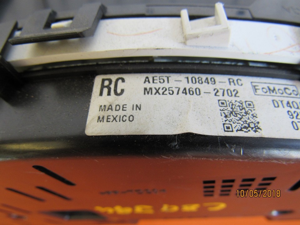 2010 10 Ford Fusion Speedometer Instrument Gauge Cluster AE5T10849RC | eBay