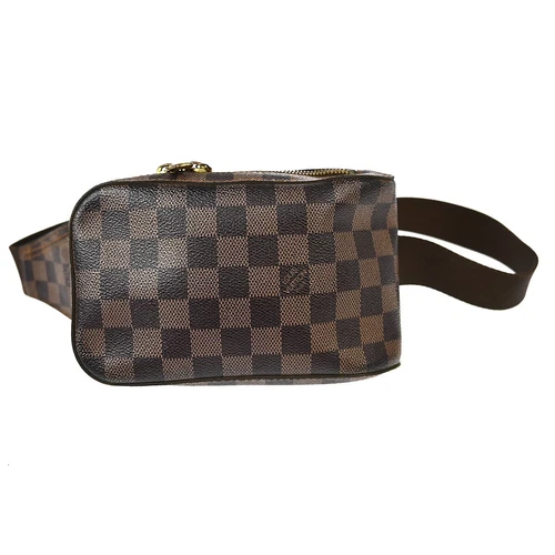 LOUIS VUITTON GERONIMOS BUM BAG DAMIER CANVAS BROWN N51994 CA0013 XX13893