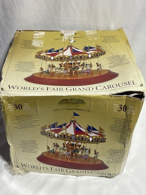 MR CHRISTMAS WORLD'S FAIR GRAND CAROUSEL GOLD LABEL MUSICAL