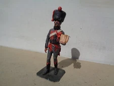 Stadden or Lasset, Napoleonic French Hussar cavalry with map,  painted 54mm lead