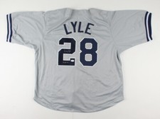 Sparky Lyle Signed Yankees Jersey Inscribed 