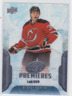 19/20 ICE...STEVEN SANTINI..ROOKIE .PREMIERES.../999...CARD # 153...DEVILS