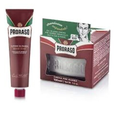 PRORASO Crema Pre Barba Barbe Sandalwood Pre-shave Cream & Tube For Coarse Beard