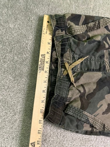 Wrangler Camouflage Cargo Pants Boys Draw String Slim Size 12 - Picture 4 of 12