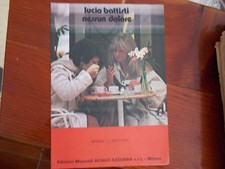 spartito partituras sheet music LUCIO BATTISTI nessun dolore  originale 1978