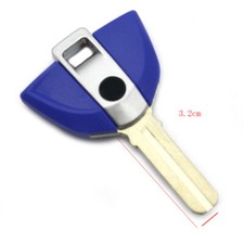 1 PC Blank Blade Uncut Key Blue For BMW K1600GTL R1200RT LC R1200GS ADV S1000RR