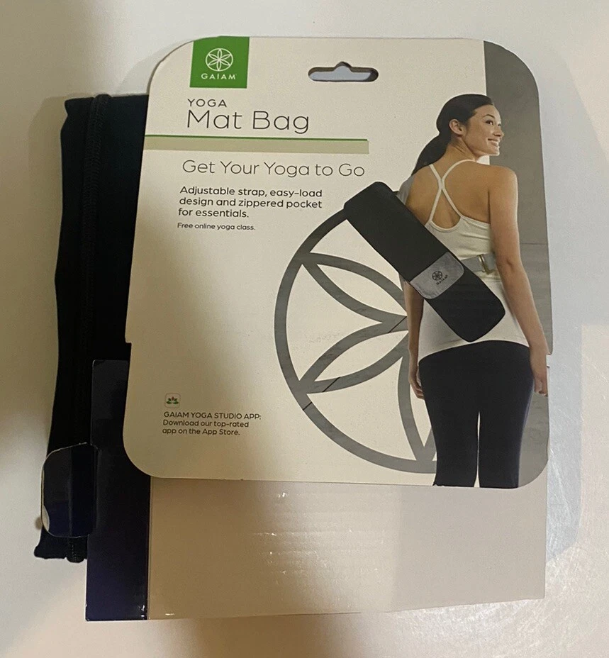 Gaiam Yoga Mat Bag – Full Zip Cargo Yoga Mat Carrier Bag