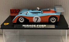 Slot Car Vanquish LM 22 Mirage Ford 7 12H. Sebring 1972 Gulf Bell-Van Lennep