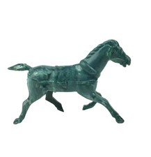REL PLASCO Harness Horse Vintage Hard Plastic 1960/50s GREEN Marbled 60mm 