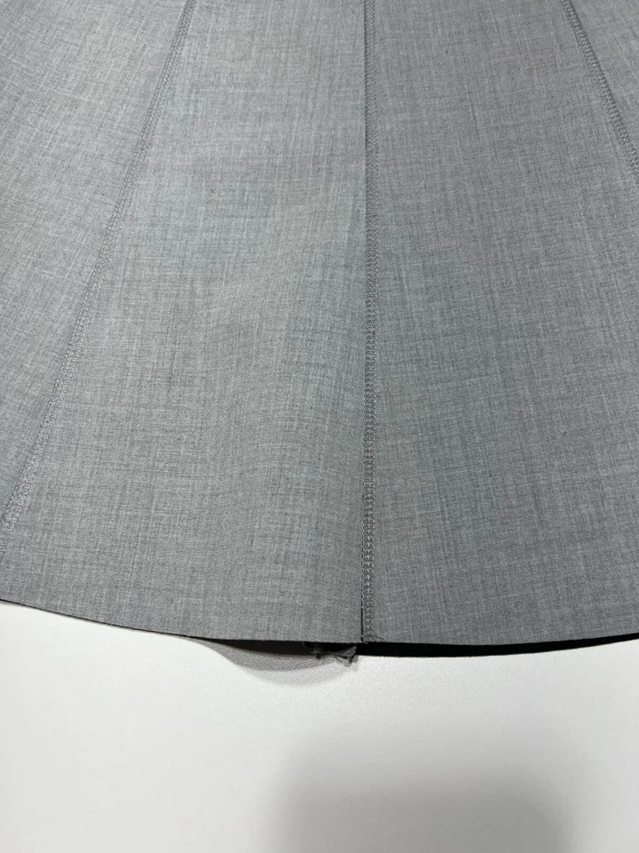 Cynthia Steffe Skirt Womens Size 6 Gray A-Line Swing Short Zip Closure - Image 4 of 4