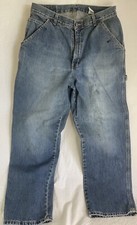 VTG Y2K Bugle Boy 77 Carpenter Jeans Mens 34x32 Grungy Retro Skater Wide Leg