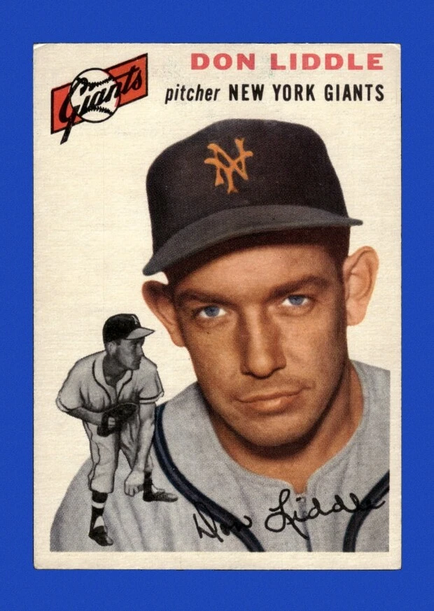 Don Liddle trading card