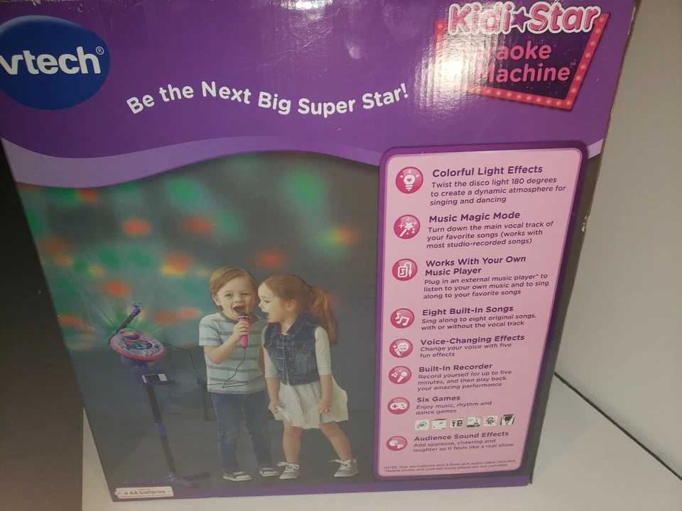VTech Kidi Star Karaoke Machine - Pink/Purple - Image 3 of 4