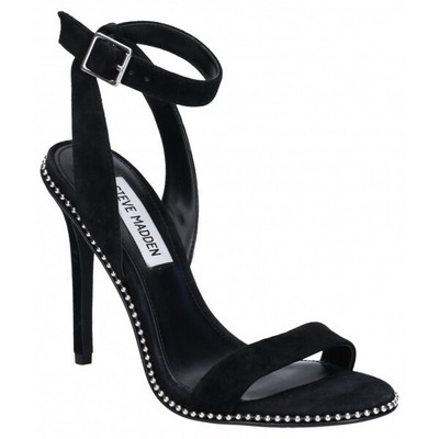 steve madden ankle strap black stilettos